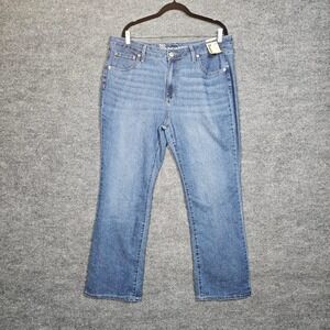 No Boundaries Womens Mid Rise Bootcut Jeans Blue Size 20 NWT